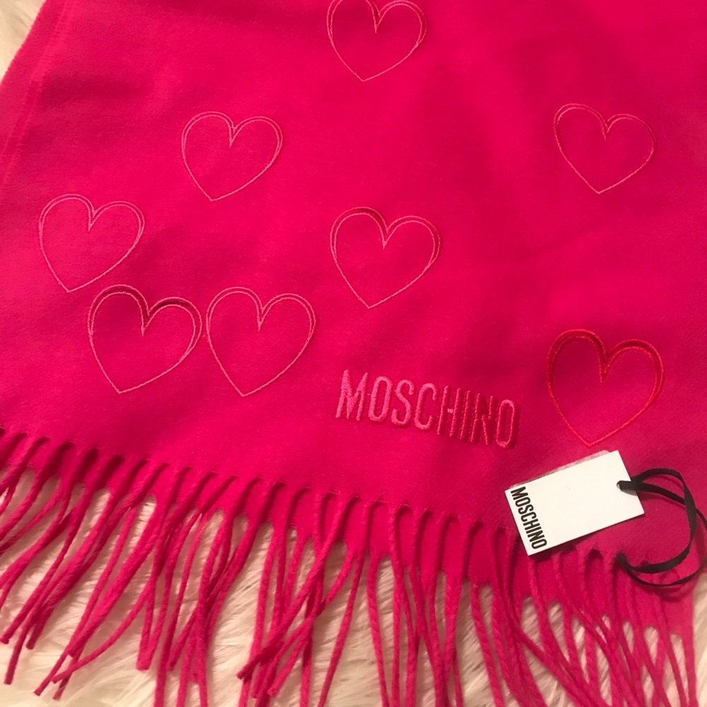 Moschino Merino Wool scarf